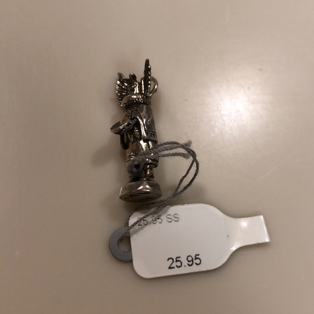 Lot of 10 sterling silver charms. - Picture 7 of 7